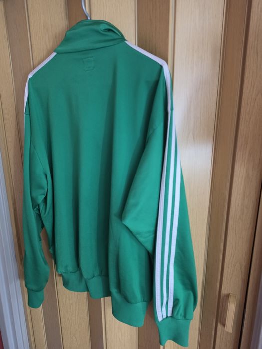 Zielona rozpinana bluza Adidas M