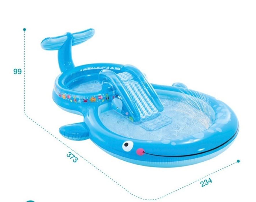 Piscina intex 373×234cm