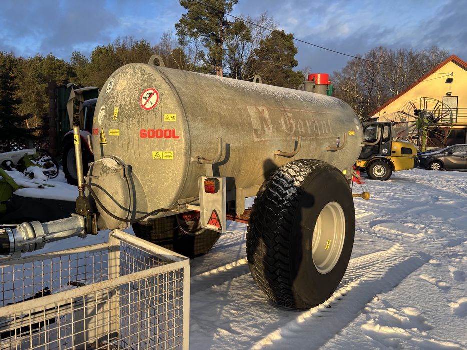 Beczkowóz 6000 litrów Garant  beczka szambiarka joskin kaweco