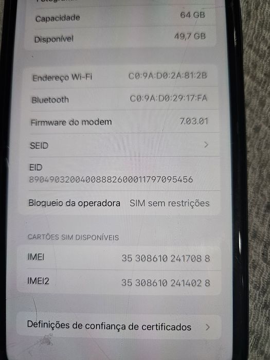 Iphone xr bom estado