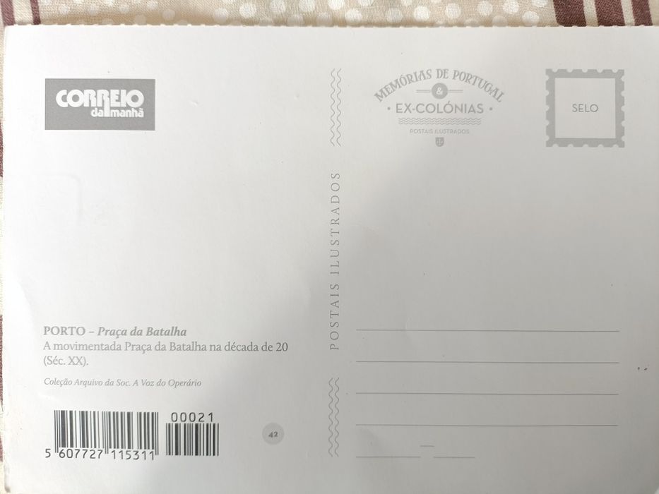 Postal Praça da Batalha