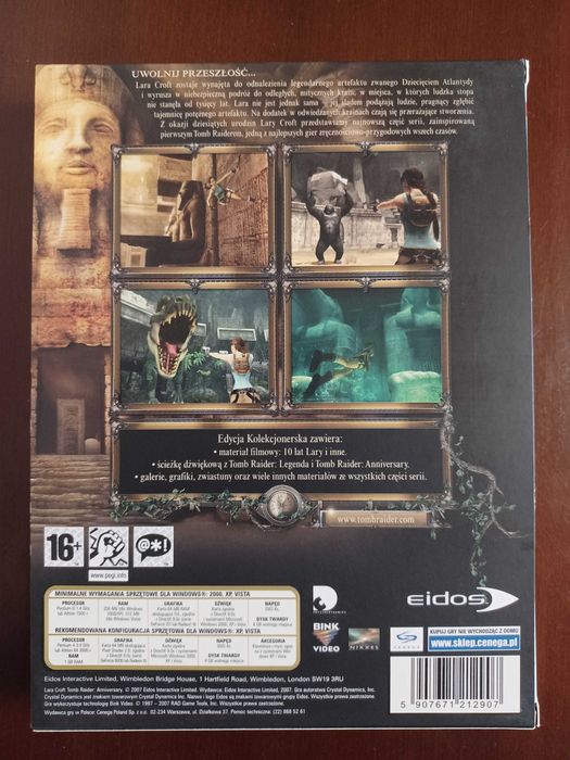 Tomb Raider Anniversary PC PL - Edycja Kolekcjonerska