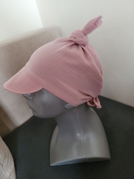 Chustka muslinowa brudny róż