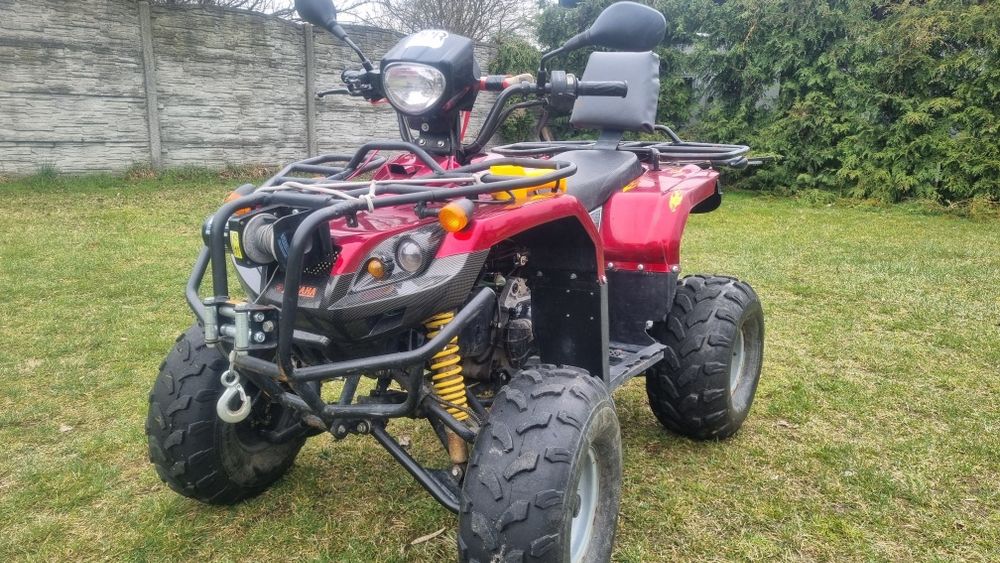 Quad ATV Diablo 200 15KM wyciągarka pług