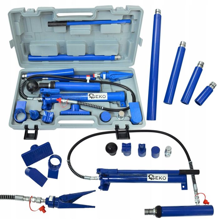 Набор для рихтовки гидравлический 10т G02070, Растяжка гидравлическая