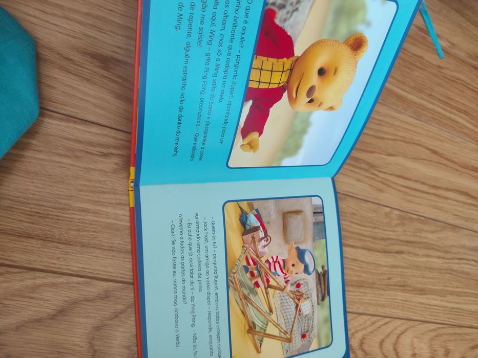 Livro infantil Rupert e o Globo de neve . Novo
