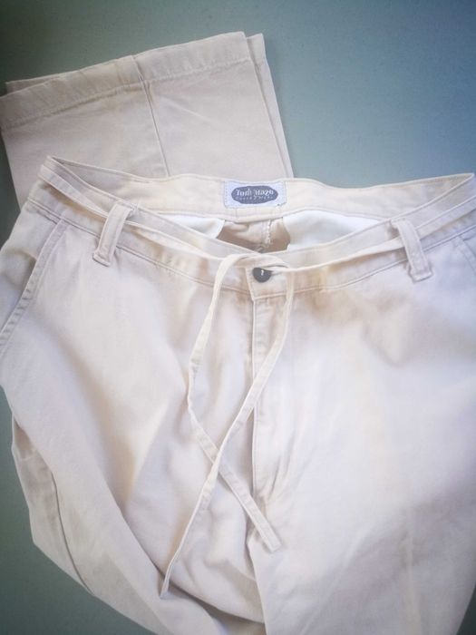 Calças senhora em sarja