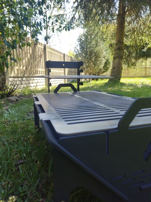Palenisko grill turystyczny przenośny składany kemping Majówka 3mm