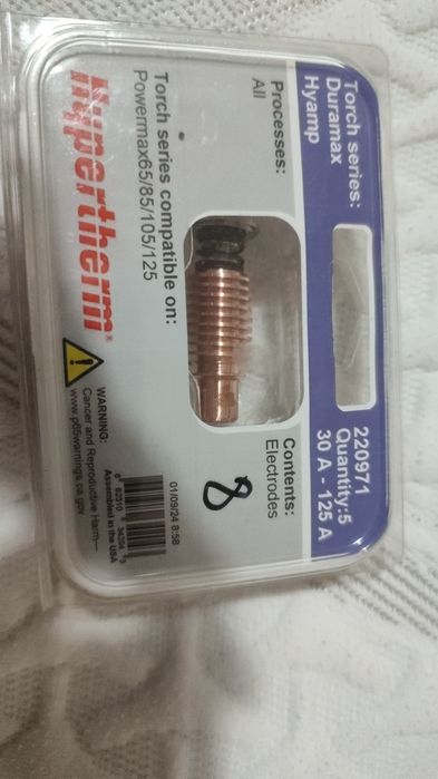 Końcówki do plazmy hypertherm