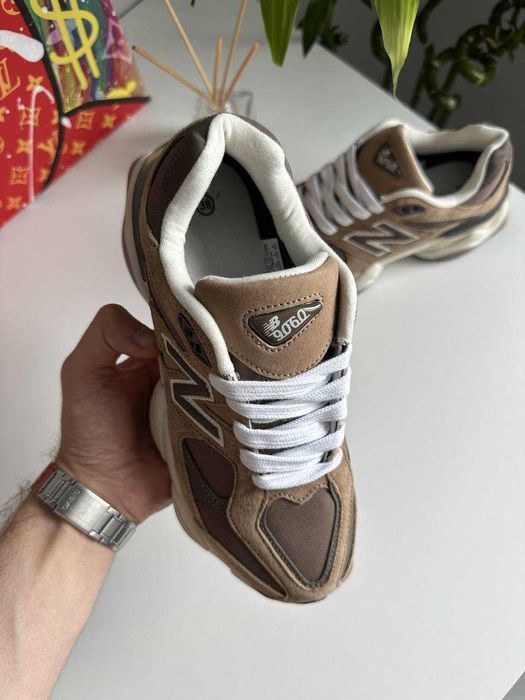 SALE! New Balance 9060 Beige Brown Gore-Tex 37 38 39 40 41 42 43 44 45