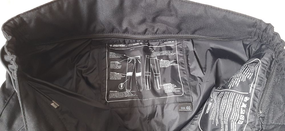 calças dainese e casaco para mota de senhora