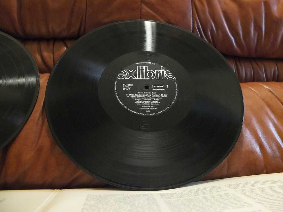 Vinil LP Duplo de Bach "Brandenburgische Konzerte", Collegium Aureum