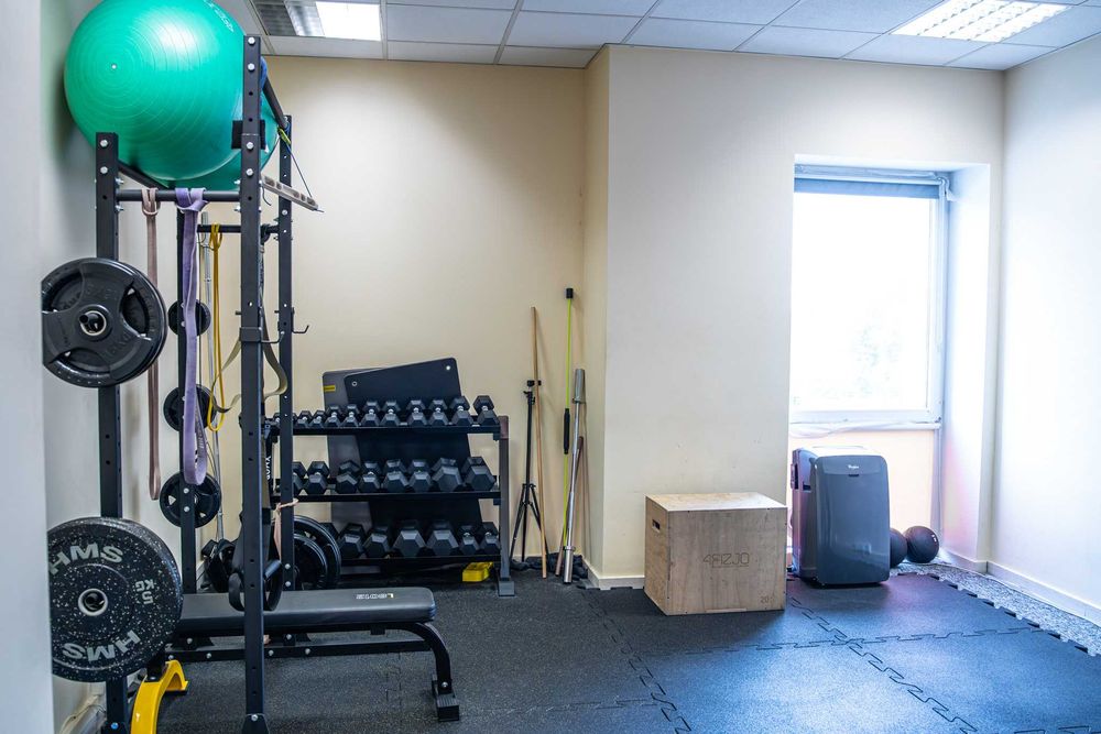 Wynajem sali treningowej (trening personalny, trening medyczny)