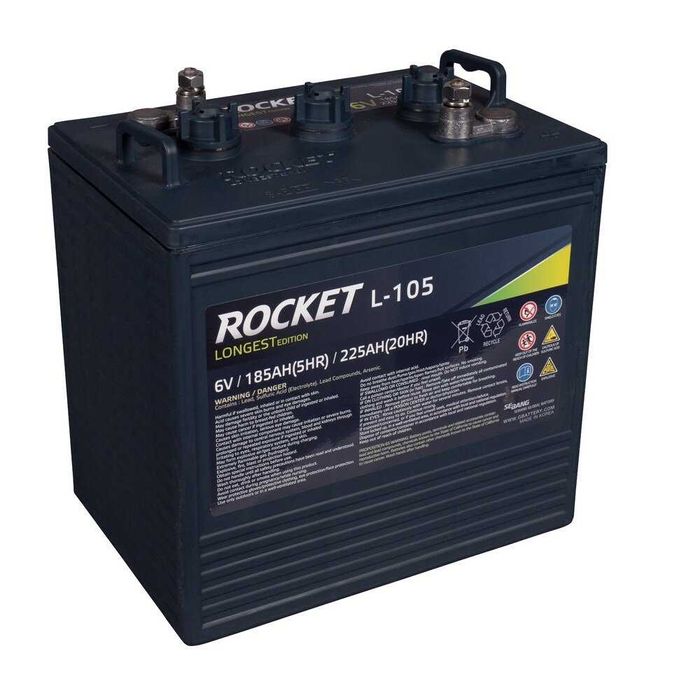 Akumulator Rocket L-105 6V225Ah TrakcyjnyMelex Podnośnik Południowa 25