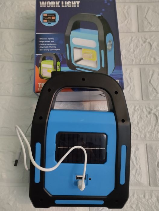 Лампа-фонарь с аккумулятором + павербанк.