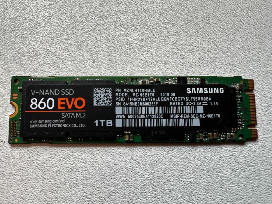 SSD Samsung 860 EVO M.2 1000GB