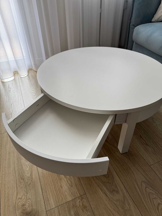 Stolik kawowy niski VOX Simple biały 80cm