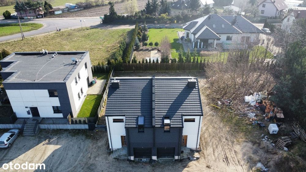 Nowy dom w zabudowie bliźniaczej - 100m2