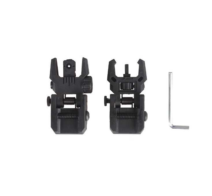 Відкидний цілик і мушка MGPCQB Back-up Sight з оптичним підсвічуванням