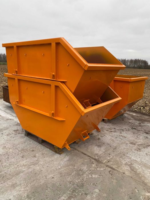 Mulda 3 m3, bramowiec, hakowiec, pojemnik na złom, kontener, koleba.