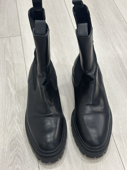Шкіряні челсі zara 40 р