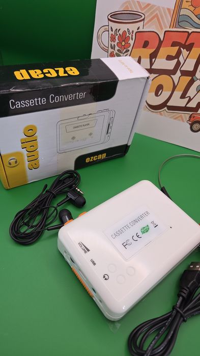 Walkman 2 pary słuchawek z Konwersja kaset do MP3