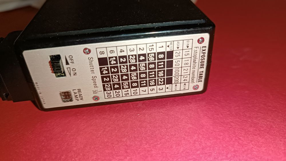 Vintage Camara de Flash Nissin CT30 Made in Japan - Estado Novo