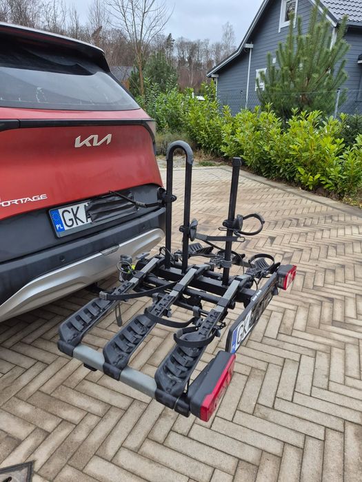 Bagaznik na hak skladany odchylany 3 rowery interpack spider 3  60kg