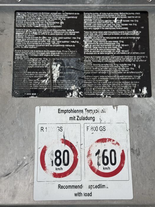 Задній кофр BMW R1250GS F800GS R1200GS