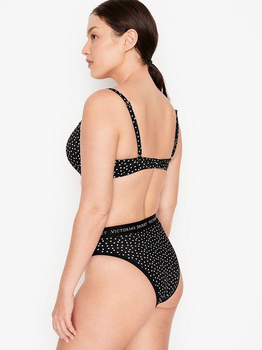 Бра Victoria's secret, купальник Виктория сикрет, в горох