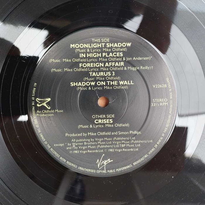 Płyta winylowa Mike Oldfield Crises
