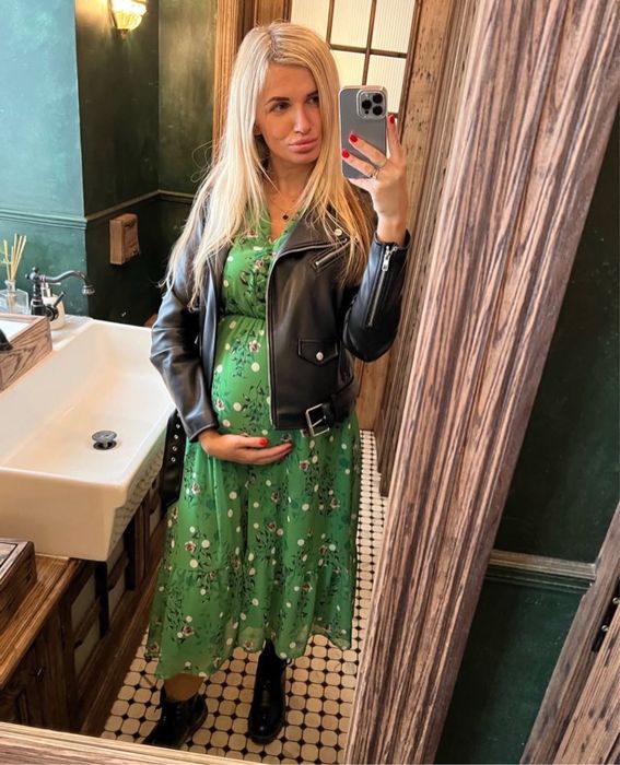 Платье для беременных на резинке