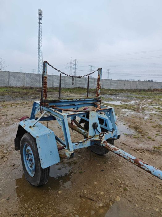 Przyczepa dłużycowa dłużyca EIGENBAU DMC 680 kg stali drutu słupów A/2