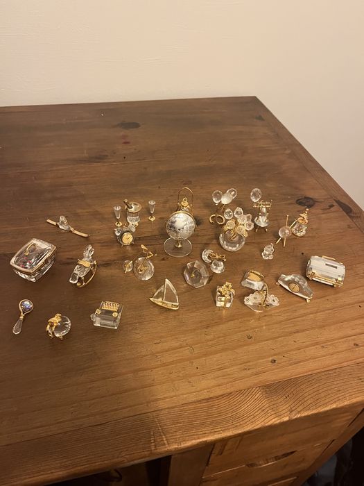 25 miniaturas Swarovski (usado) em muito bom estado