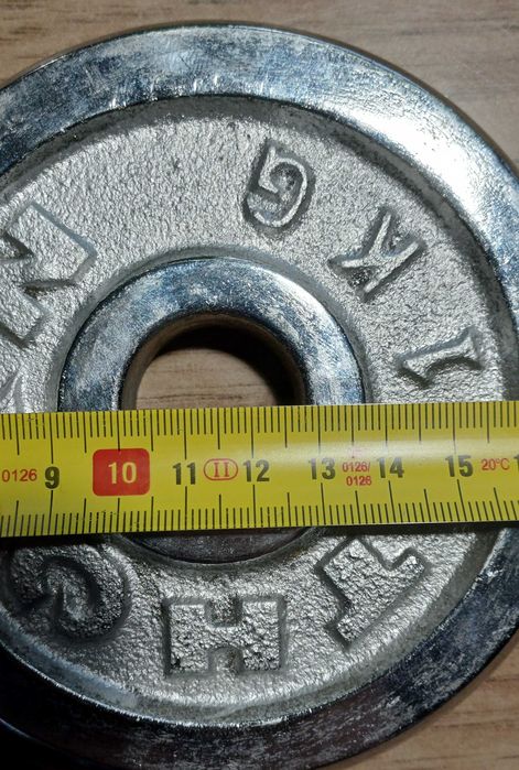 Thorn / obciążenie chrom / 4x 1kg / FI26 / b. dobry