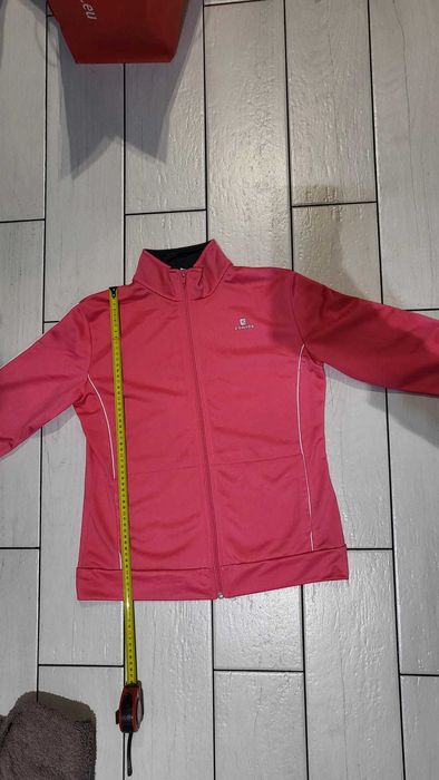 Bluza DOMYOS zapinana różowa