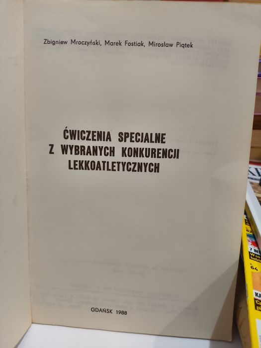Mroczyński, Fostiak, Piątek Ćwiczenia specjalne Lekkoatletyka