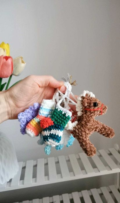 Ozdoby świąteczne na choinkę handmade, dekoracja