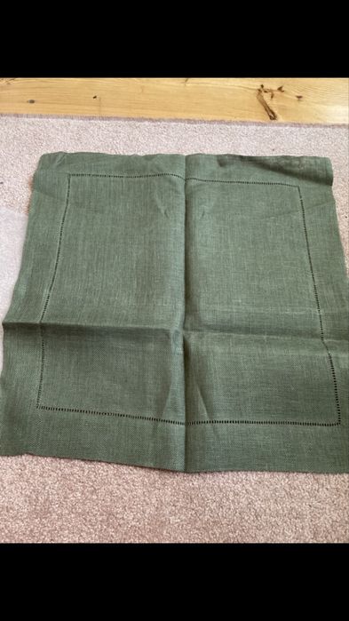 Poszewka ozdobna lniana