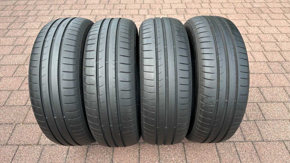 Komplet 195 65 R15 91H Dunlop SportBluResponse bieżnik 2x5,4mm 2x4,8mm