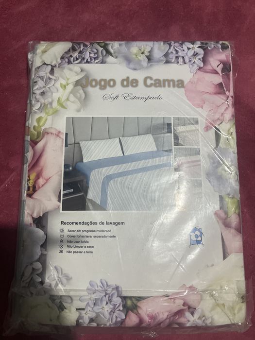Jogo de cama casal novo