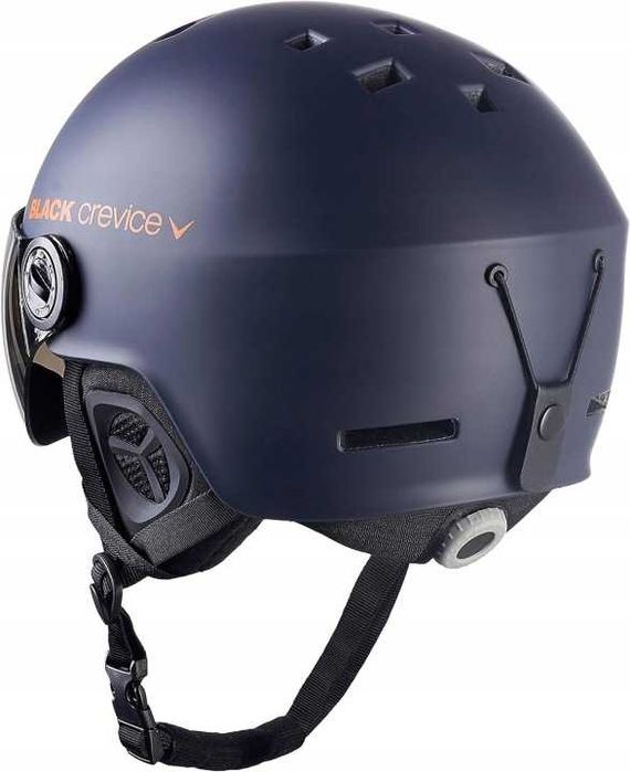 Kask narciarski Black Crevice Gstaad Carbon Navy Orange S 51-54cm
