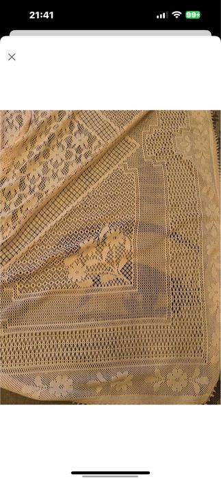 шикарное хлопковое ажурное покрывало,италия!