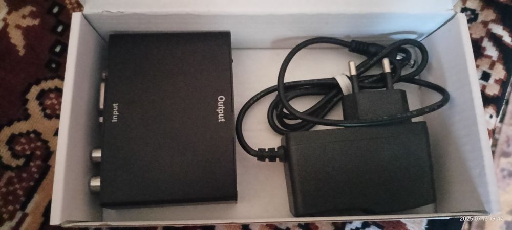 Конвертор - Перехідник з VGA + 2RCA to HDMI