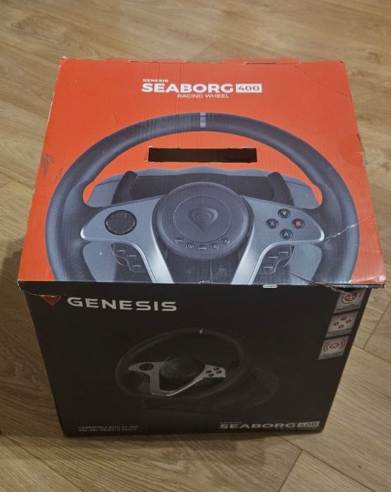 Kierownica Genesis Seaborg 400 - PC / PS2 / PS3 / PS4 / Xbox / Switch