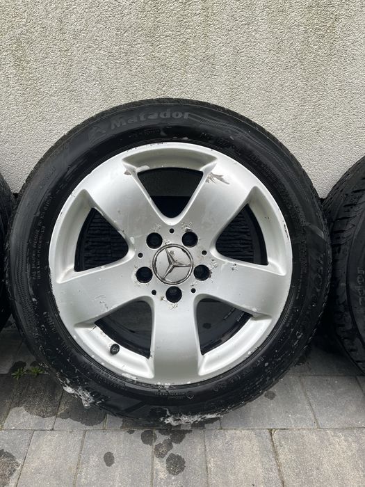 Felgi Mercedes w211 16” 5x112 + opony letnie