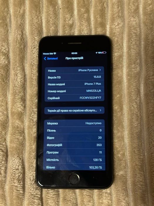 Айфон 7+ на 128 гіг
