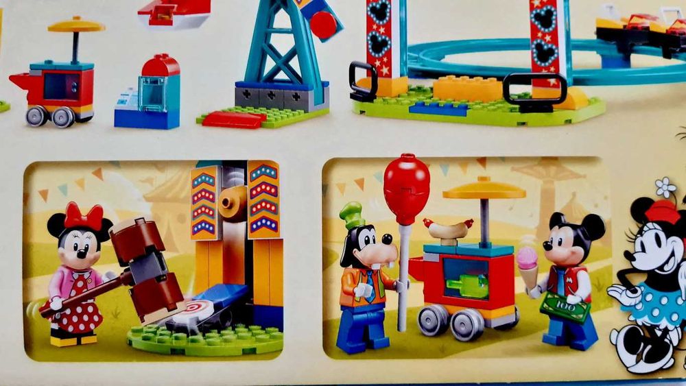 Lego Disney 10778 Mickey, Minnie and Goofy's Fairground Fun selado
