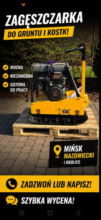 Wynajem Minikoparka wozidło