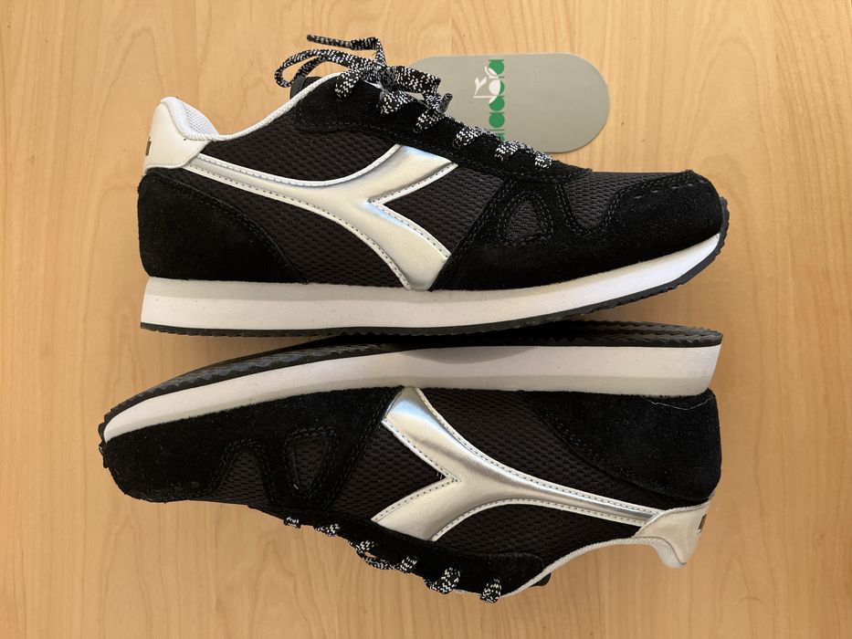 czarne sneakersy Diadora, 37